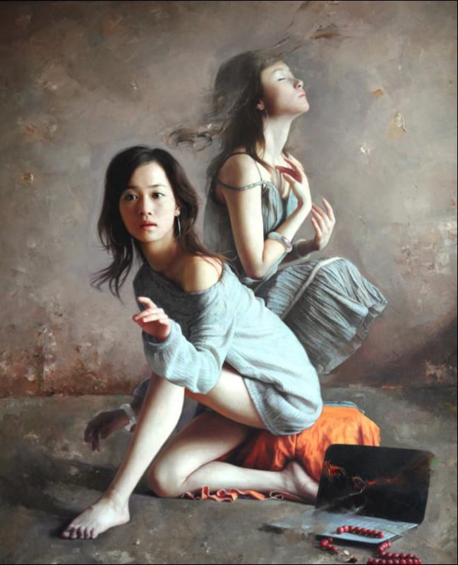 Wang Ming Yue Painting ⓖ thegallerist.art