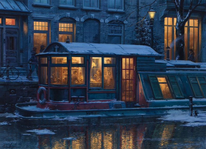 Evgeny Lushpin Painting ⓖ thegallerist.art