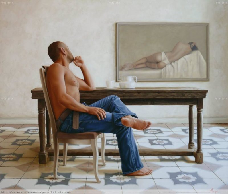 Alexandre Monntoya Painting  ⓖ thegallerist.art