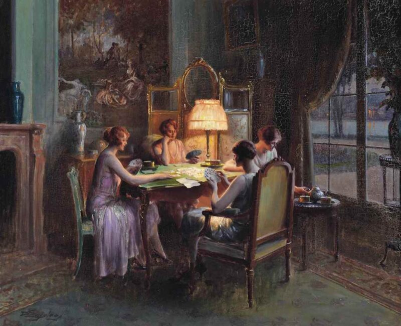 Painting by Delphin Enjolras
