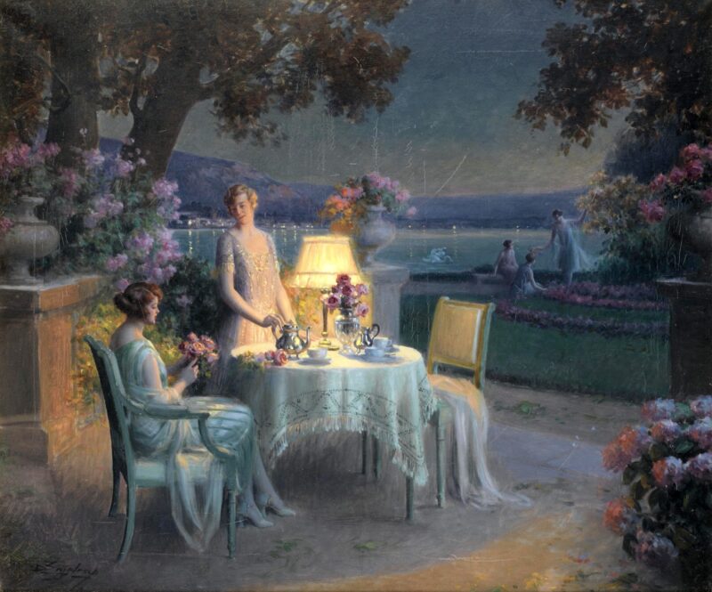 Painting by Delphin Enjolras