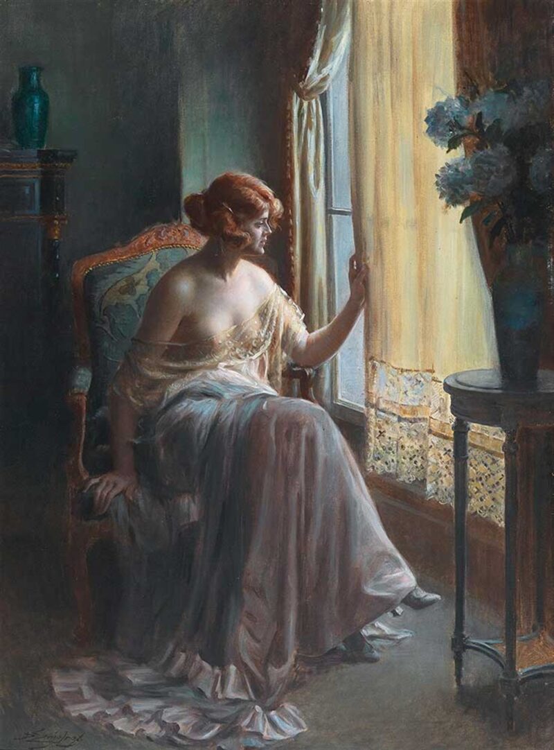 Painting by Delphin Enjolras