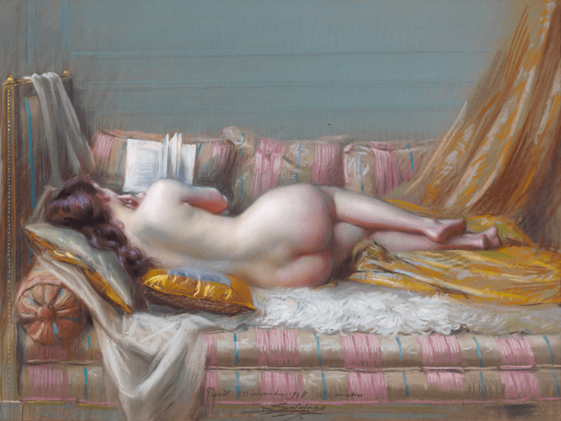 Painting by Delphin Enjolras