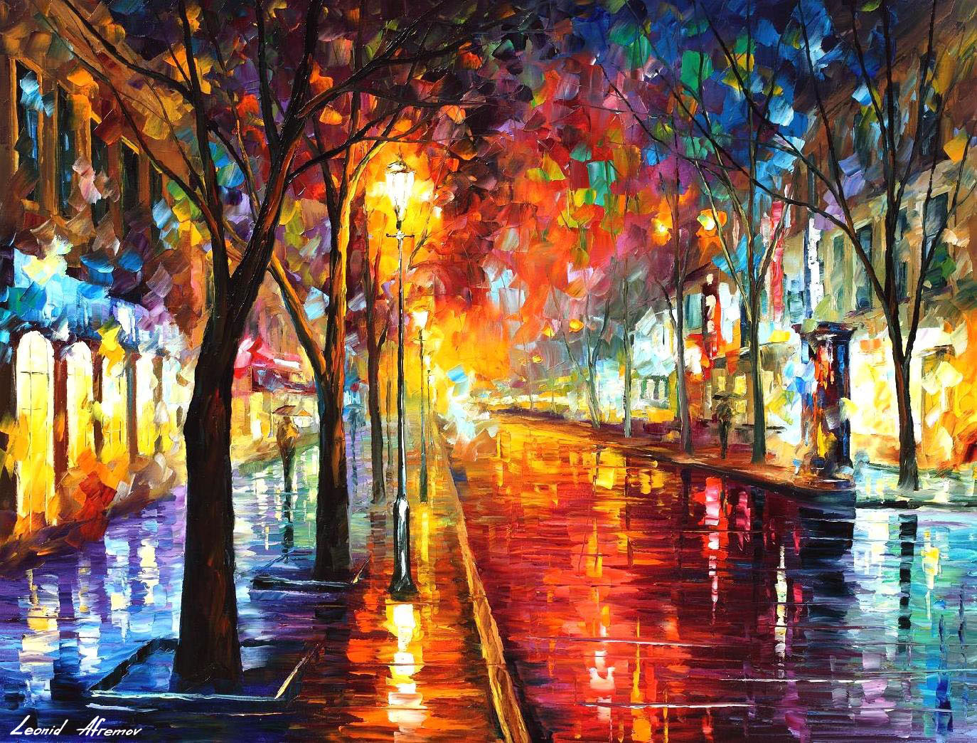 Leonid Afremov The Gallerist