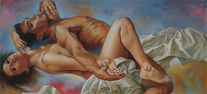 Rafael Merino Sensual painting