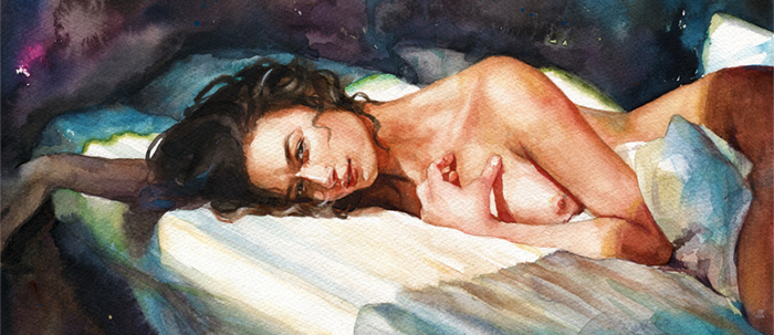 Julia Ustinovich Watercolor painting