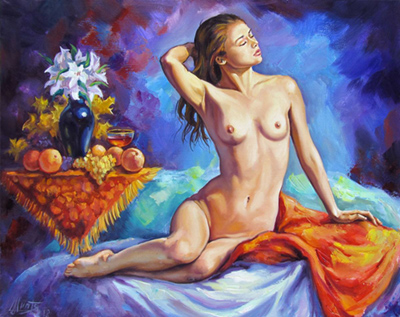 Kostiantyn Shyptia sensual painting