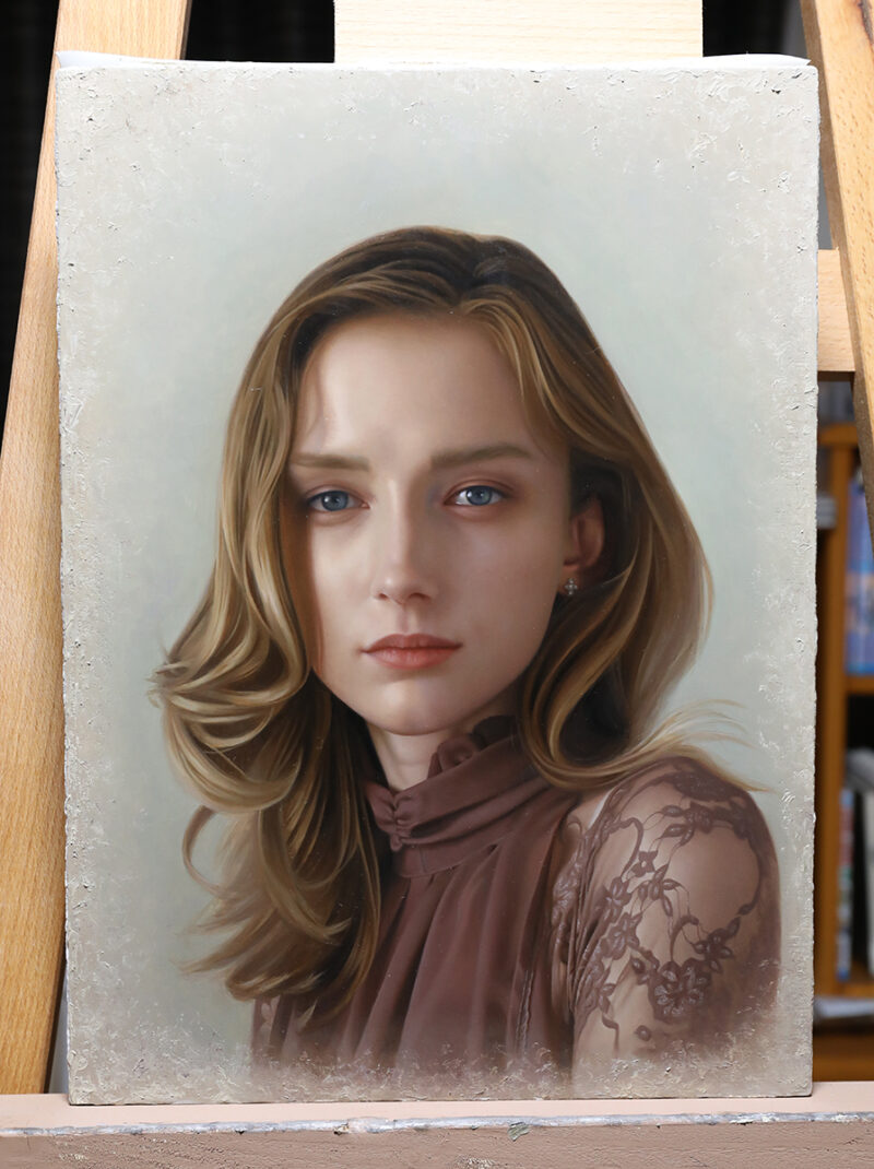 Yasutomo Oka, Realistic painter