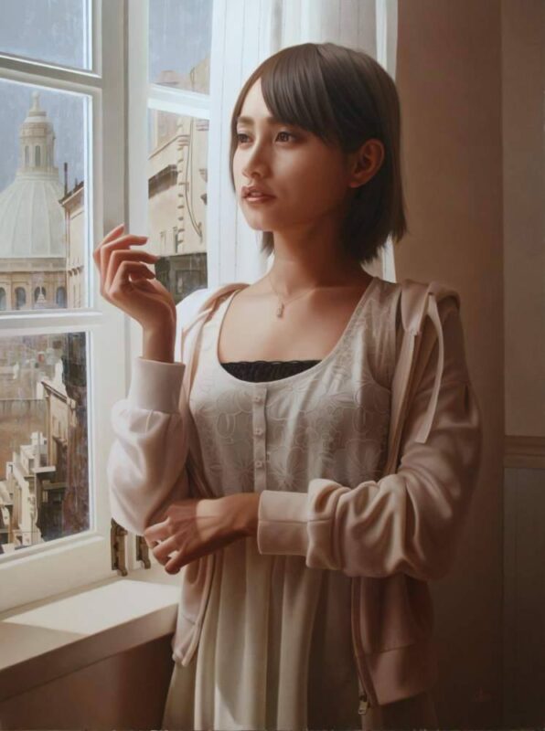 Yasutomo Oka, Realistic painter