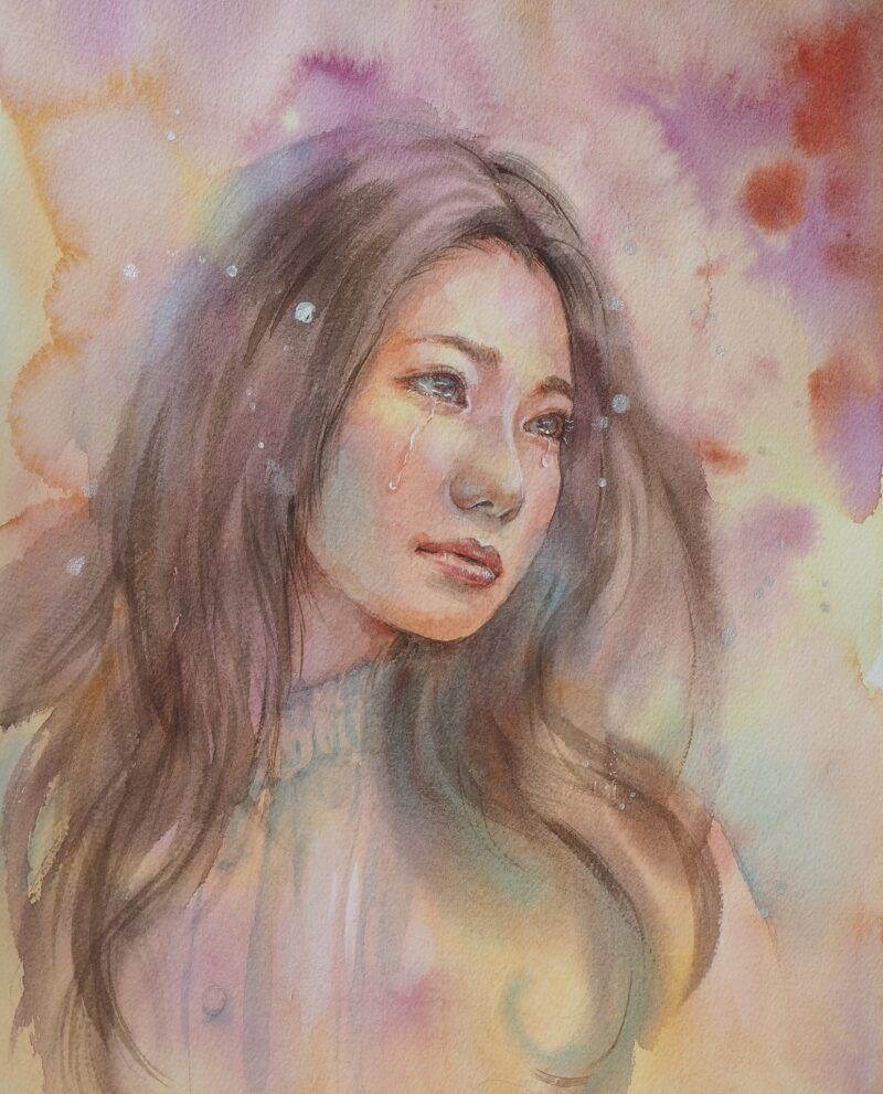 Akiko Tokuda Watercolor Painting @ TheGallerist.art