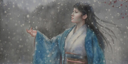 Akiko Tokuda watercolor painting