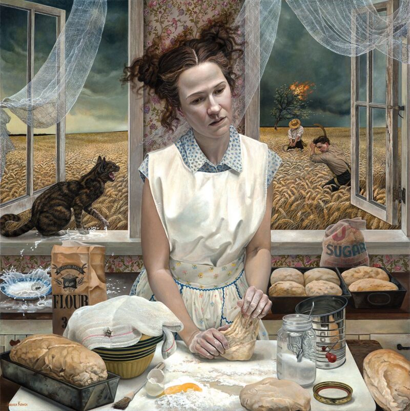 Andrea Kowch Painting @ TheGallerist.art
