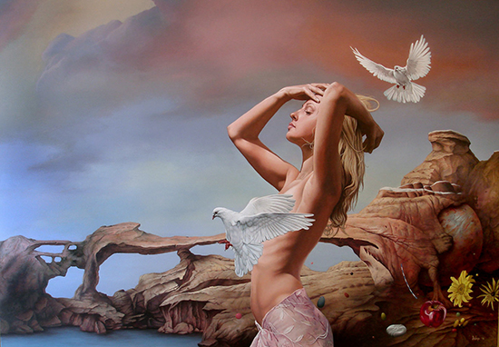 Dragan Ilic Di Vogo Surrealism Painting
