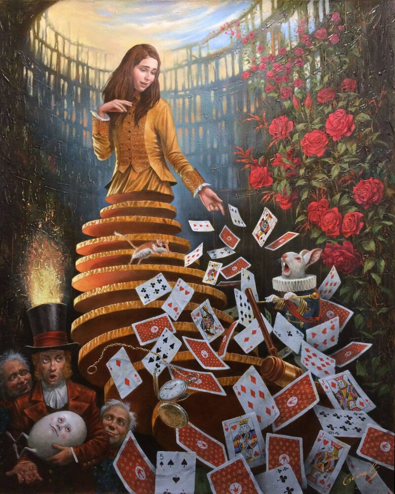 Michael Cheval Painting @ TheGallerist.art