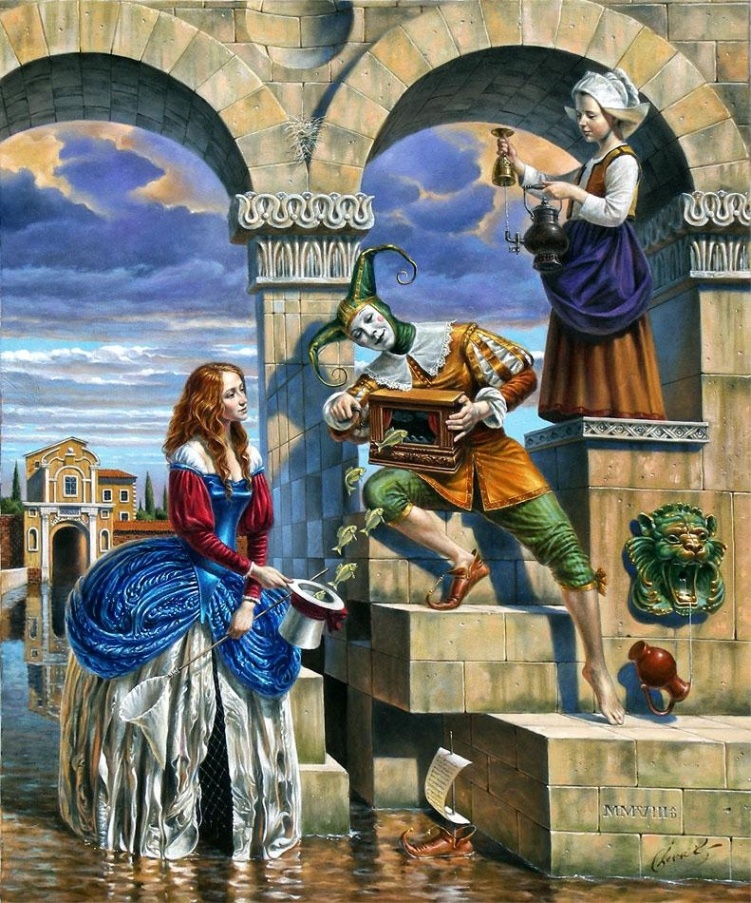 Paintings by Michael Cheval The Gallerist