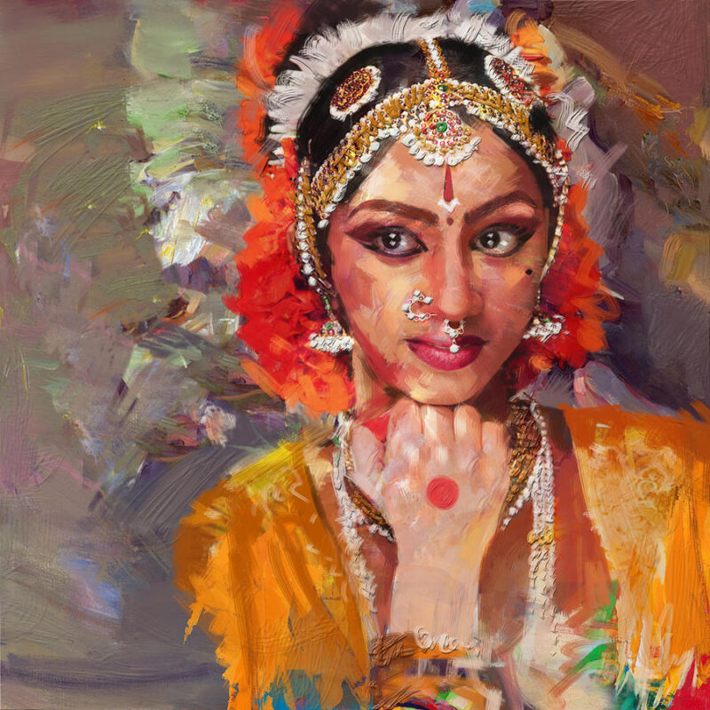 Maryam Mughal Painting @ TheGallerist.art