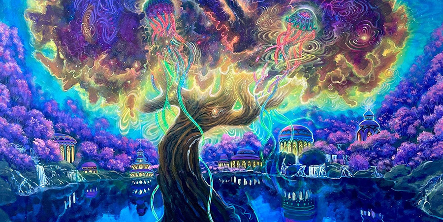 Jonathan Solter psychedelic painting