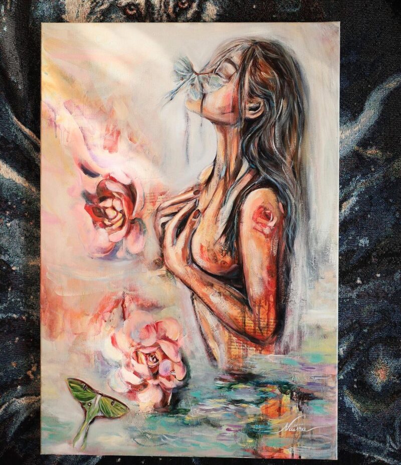 Naïma Namaste Painting @ ThGallerist.art