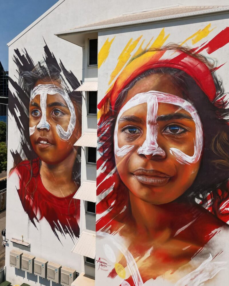 Street art by Matt Adnate @ TheGallerist.art