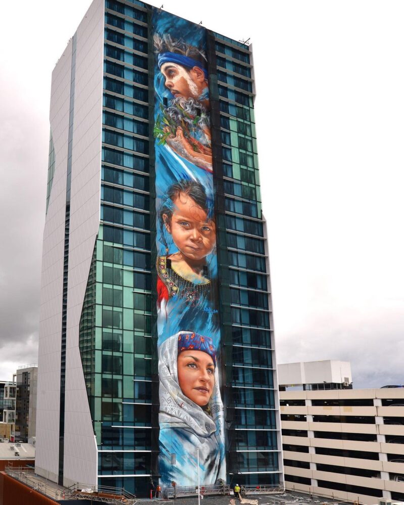 Street art by Matt Adnate @ TheGallerist.art