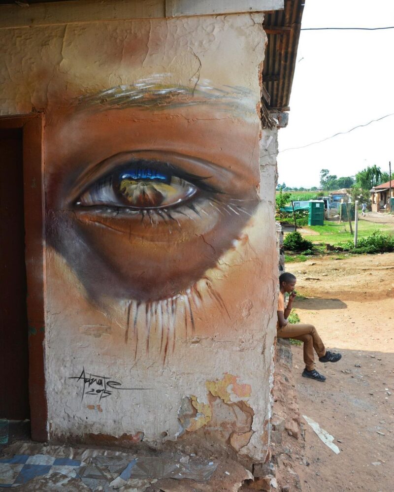 Street art by Matt Adnate @ TheGallerist.art