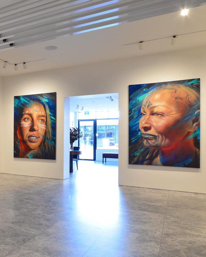 exhibition by Matt Adnate @ TheGallerist.art