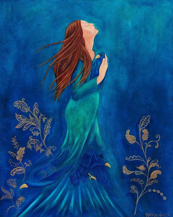 Painting by Marion Ohmer @ TheGallerist.art